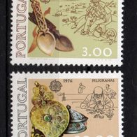 Portugal Cept 1976 postfrisch Michel 1311-1312