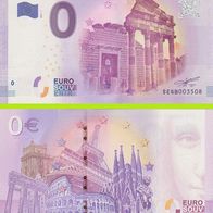 0 Euro Schein Brescia SEQB 2017-1 selten Nr 3508