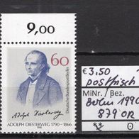 Berlin 1990 200. Geburtstag von Adolph Diesterweg MiNr. 879 postfrisch Oberrand -1-