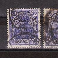 K087 - Deutsche Abstimmungsgebiete - Allenstein - Mi. Nr. 19(2x)o