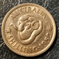 AUS : Australien 1 Shilling 1952