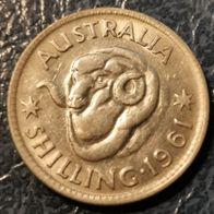 AUS : Australien 1 Shilling 1961