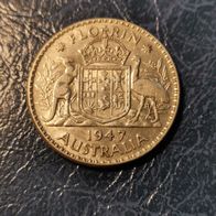 AUS : Australien 1 Florin 1947