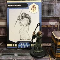 Star Wars Miniatures, Clone Wars, #34 Aqualish Warrior, WotC (mit Karte)