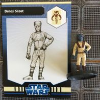 Star Wars Miniatures, Imperial Entanglements, #30 Duros Scout (mit Karte)