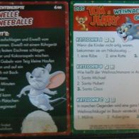 Karte 6 " Tom & Jerry / Schnelle Schneebälle "