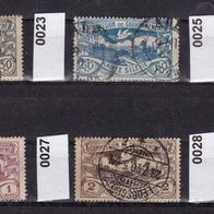K099 - Deutsche Abstimmungsgebiete-Oberschlesien -Mi. Nr. 22+ 23+ 25+ 26+ 27 + 28 o