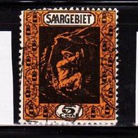 K104 - Deutsche Abstimmungsgebiete - Saargebiet - Mi. Nr. 35 + 85 + 90  o