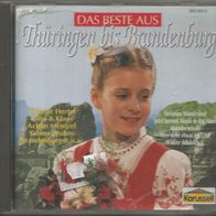 Diverse " Das Beste aus Thüringen bis Brandenburg " CD (199?)