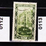 K112 - Deutsche Abstimmungsgebiete - Saargebiet - Mi. Nr. 85 + 112 + 113  o
