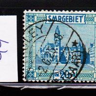 K116 - Deutsche Abstimmungsgebiete - Saargebiet - Mi. Nr. 90 + 99 + 113  o