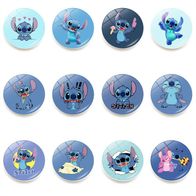 Cute Stitch 12pcs Set Magnetisch Kühlschrankmagnet Angel Glas  Magnetaufkleber Sticker kaufen bei