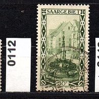 K134- Deutsche Abstimmungsgebiete - Saargebiet - Mi. Nr. 111 + 112 + 113 o