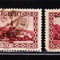 K138 - Deutsche Abstimmungsgebiete - Saargebiet - Mi. Nr. 114 (2-fach) o