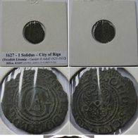 1627-1 Solidus-City of Riga (Swedish Livonia)