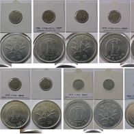 1966-1993, Japan, a set of 9 pcs 1 Yen coins (Showa, Heisei)