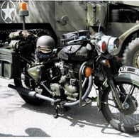 Royal Enfield Militär-Motorrad Oldtimer - Schmuckblatt 9.2
