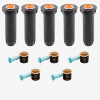10x RAINBIRD 1804-SAM Versenkregner Set | Mit 15VAN Düse & SBE-050 Anschlussteil | Für Präzise Gartenbewässerung