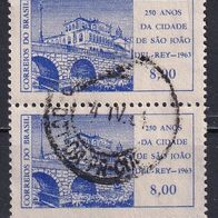 Brasilien, 1963, Mi. 1048, S. Joao del Rey, 1 Briefm.-Paar, gest.