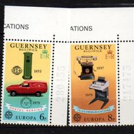 Cept postfrisch 1979 Guernsey 189-190