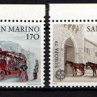 Cept postfrisch 1979 San Marino 1172-73
