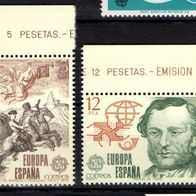 Cept postfrisch 1979 Spanien 2412-131