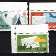 Cept postfrisch 1979 Zypern 501-503