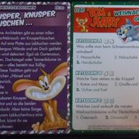 Karte 18 " Tom & Jerry / Knusper, Knusper Häuschen... "