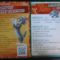 Karte 32 " Tom & Jerry / We Wish You A Merry Christmas "