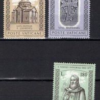 Vatikan postfrisch Michel Nr. 629-631