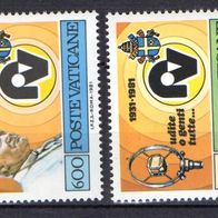 Vatikan postfrisch Michel Nr. 779-82