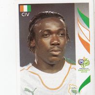 Panini Fussball WM 2006 Arthur Boka Elfenbeinküste Nr 191