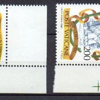 Vatikan postfrisch Michel Nr. 789-90