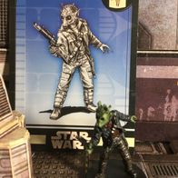 Star Wars Miniatures, Legacy of the Force, #51 Rodian Blaster-For-Hire (mit Karte)
