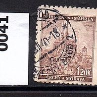 K199 - Böhmen und Mähren Mi. Nr. 40 + 41 + 43 o