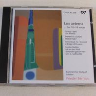 CD - Lux aeterna... for 10-16 voices / Ligeti-Scarlatti-Boyd-Mahler, Carus Verl. 2001