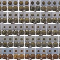 1970-1979, United States, a set 37 coins from 1 cent to 1 dollar