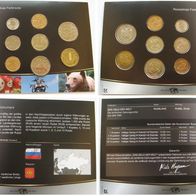 1998-2011, Russia, a set/ blister of Russian circulation coins