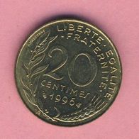 Frankreich 20 Centimes 1996