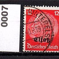 K229 - Dt. Besetzung 2. Weltkrieg - Elsass Mi. Nr. 7 Hindenburg o