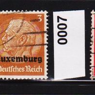 K239 - Deutsche Besetzung 2. Weltkrieg - Luxemburg Mi. Nr. 1 und 7 Hindenburg o