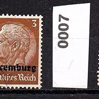 K240 - Deutsche Besetzung 2. Weltkrieg - Luxemburg Mi. Nr. 1 und 7 Hindenburg o