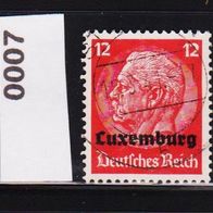 K241 - Deutsche Besetzung 2. Weltkrieg - Luxemburg Mi. Nr. 7 Hindenburg o