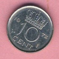 Niederlande 10 Cent 1972