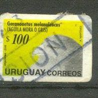 Uruguay MiNr. 2932 Einschreiben-Abholmarke SELTEN gest. M€ 14,00 #f64d