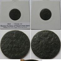 1823-1 Grosz Polski-Russian Partition of Poland (Polish States)