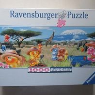 Panorama Puzzle 1000 Teile Auf Safari Gummibärchen Ravensburger
