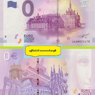 0 Euro Schein Domaine de Chantilly UEDM 2017-2 offiziell ausverkauft Nr 2478