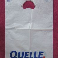Plastik Tüte Einkaufstüte "Quelle" 27,5 x 39,5 cm Einkaufs Tasche Trage Sammler