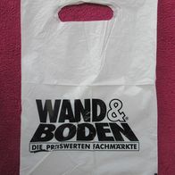 Plastik Tüte Einkaufstüte "Wand & Boden" 19x28,5cm Einkaufs Tasche Trage Sammler